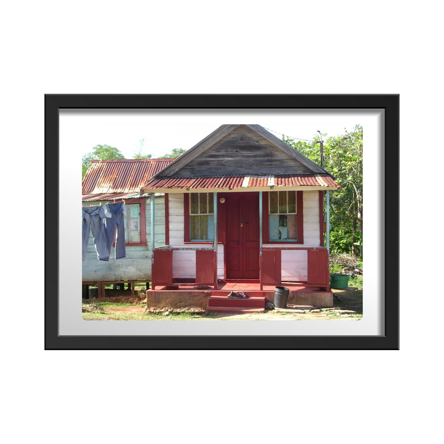Framed Zinc Roof Verandah Country House