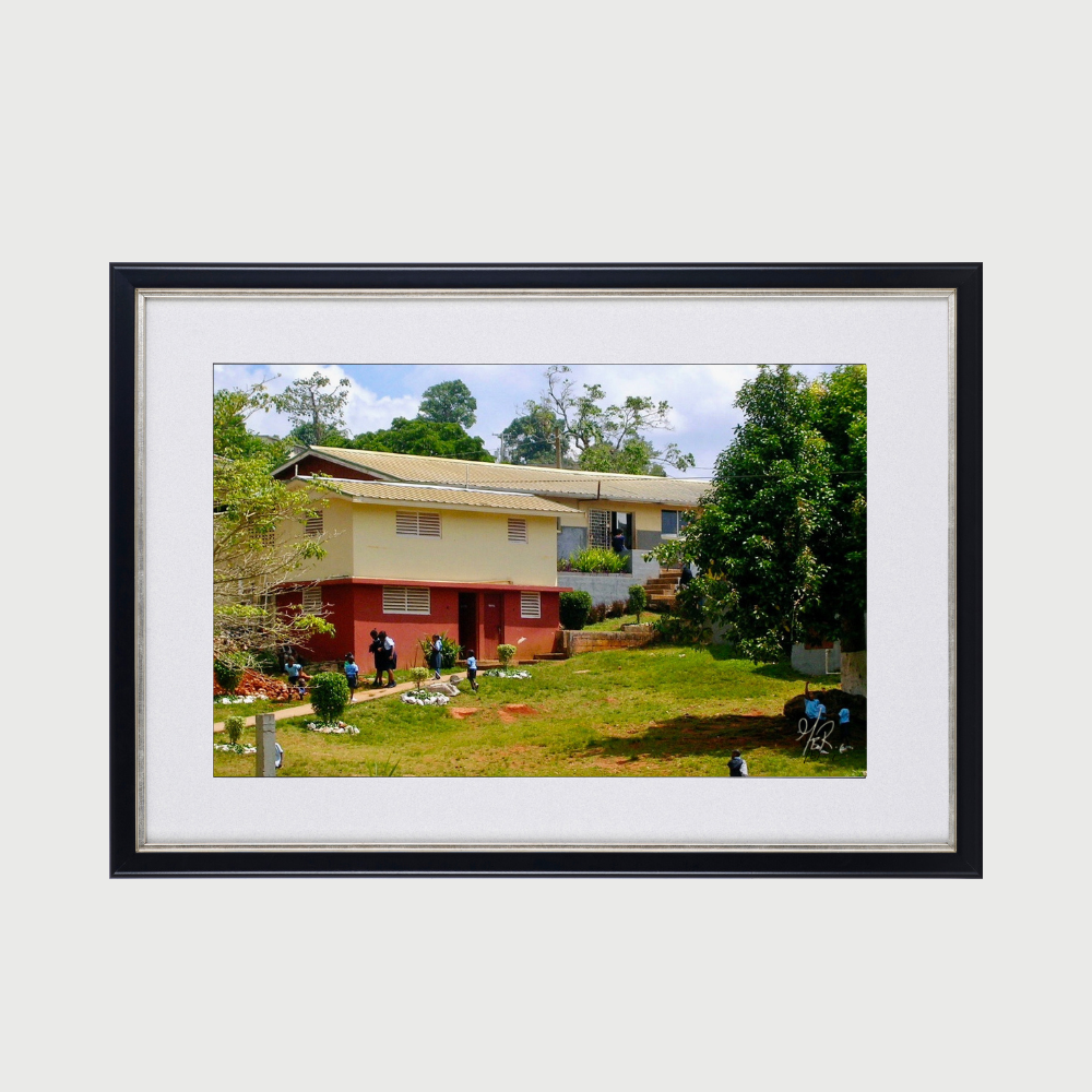 Students in Uniform – Rural Jamaica School Life Wall Art