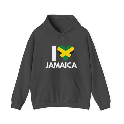 I Love Jamaica" Unisex Heavy Blend Hoodie