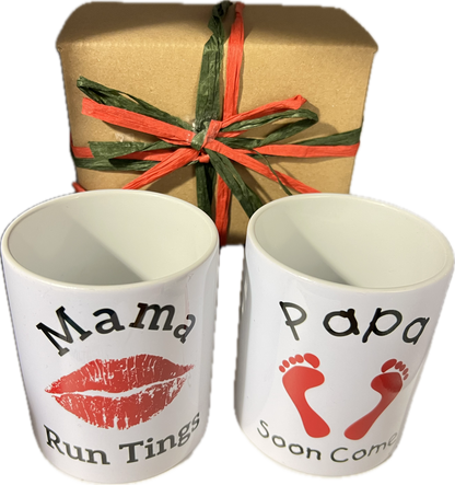 Couples Mug Gift Sets – Jamaican-Inspired Love & Laughter