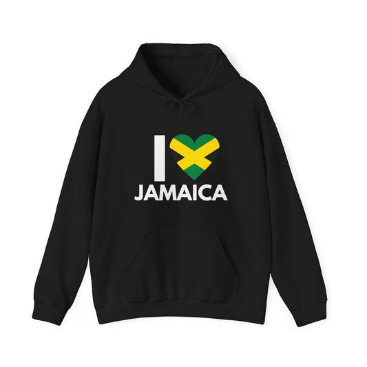 I Love Jamaica" Unisex Heavy Blend Hoodie