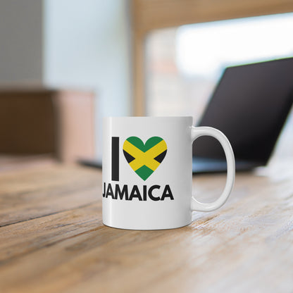 I Love Jamaica Mug - Ceramic Mug, 11oz and 15oz