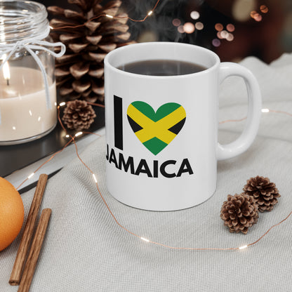 I Love Jamaica Mug - Ceramic Mug, 11oz and 15oz