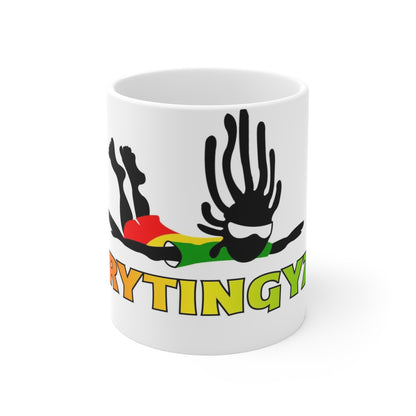 Everyting Yard Mug 11oz – Jamaican Rasta Coffee & Tea Cup, Reggae Inspired