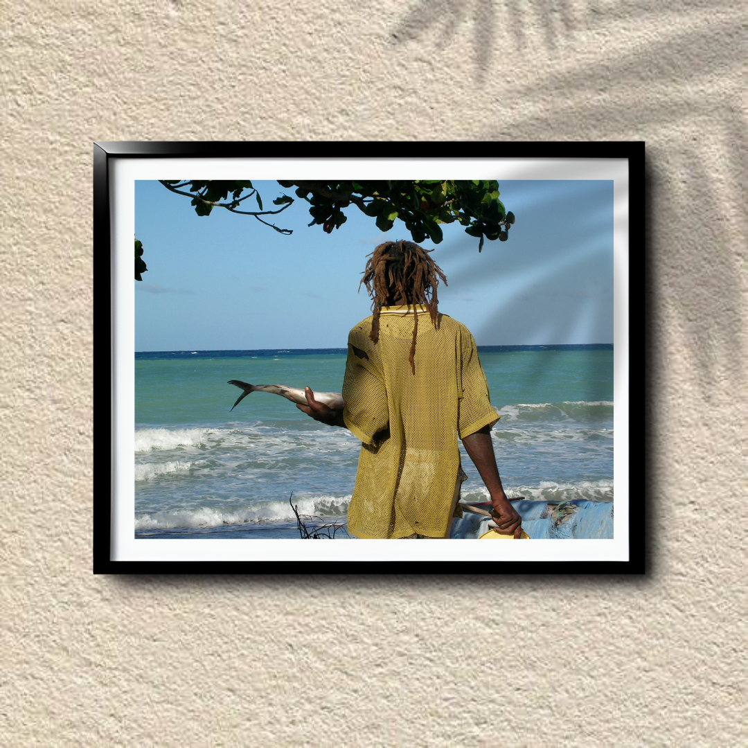 Rasta Fisherman, Catch of the Day – Jamaica Fishing Beach