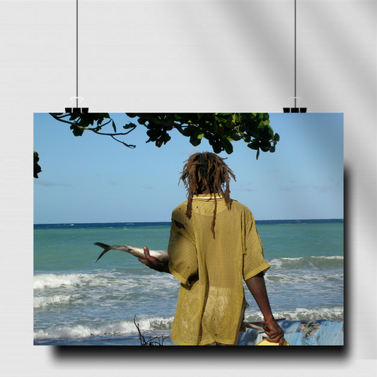 Rasta Fisherman, Catch of the Day – Jamaica Fishing Beach