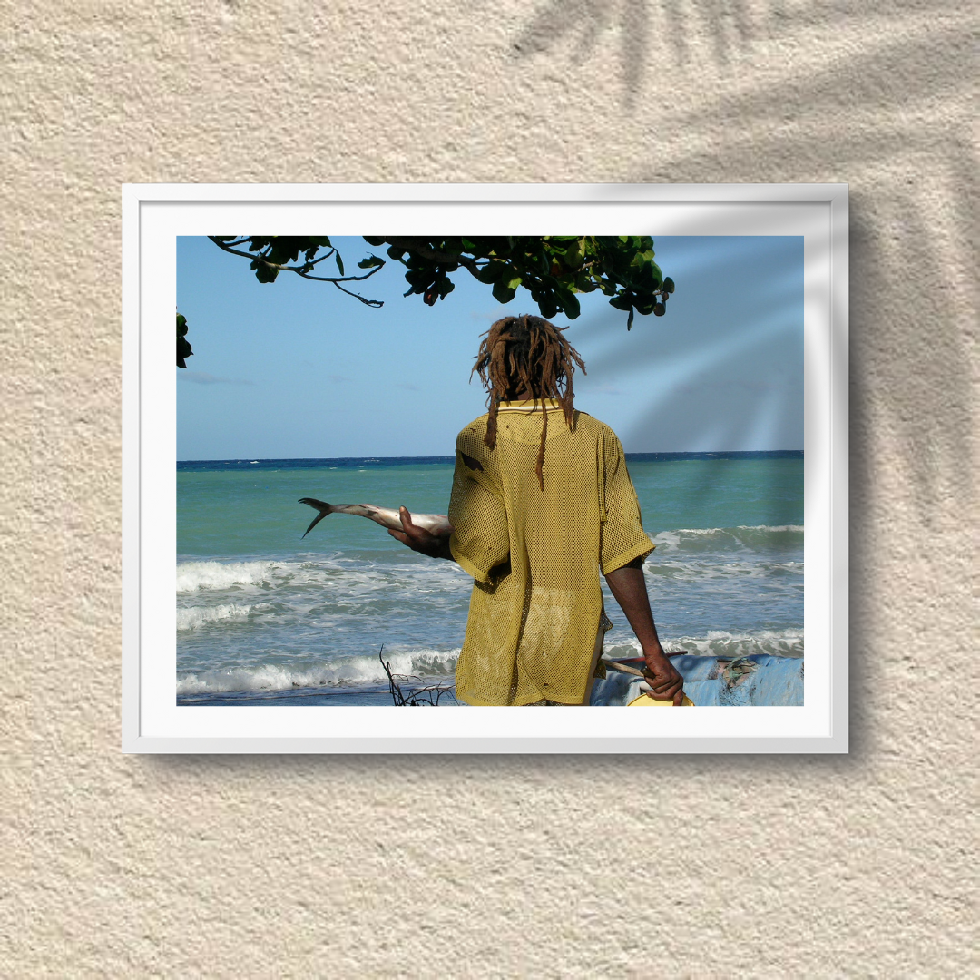 Rasta Fisherman, Catch of the Day – Jamaica Fishing Beach