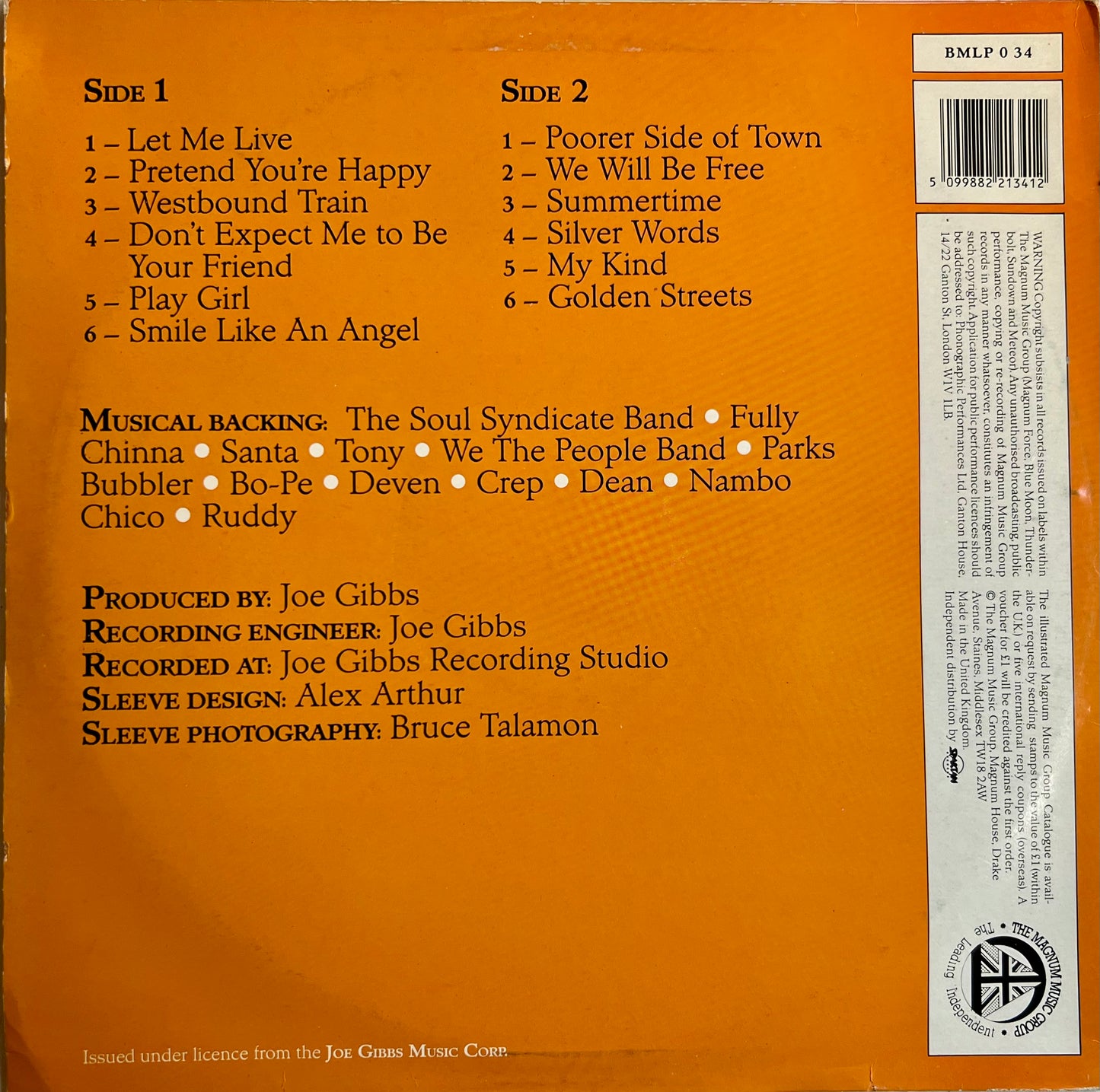 Dennis Brown - Smile like an Angel (Blue Moon, 1986 UK LP Reissue) | Reggae