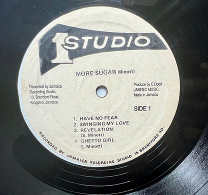 Sugar Minott – More Sugar Minott (Studio One LP, Jamaican Pressing, Reggae Vinyl)