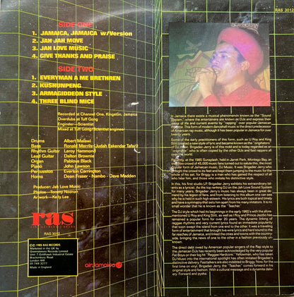 Brigadier Jerry – Jamaica Jamaica (White Label LP, RAS Records)