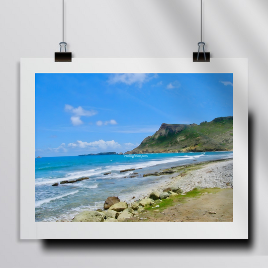 Rocky Shores, Majestic Mountains