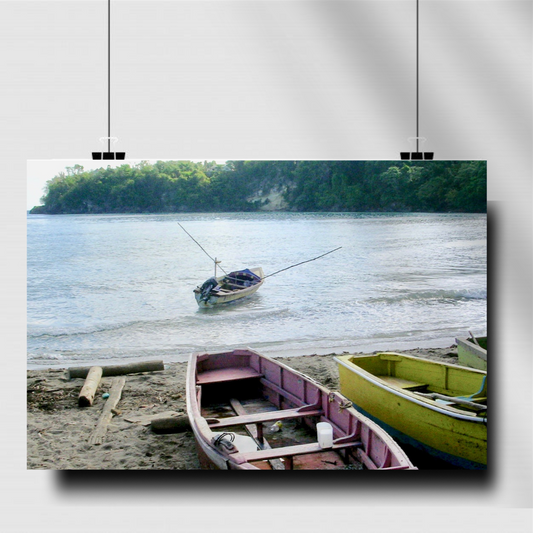 Sunday Morning Serenity - Jamaica Fishing Beach