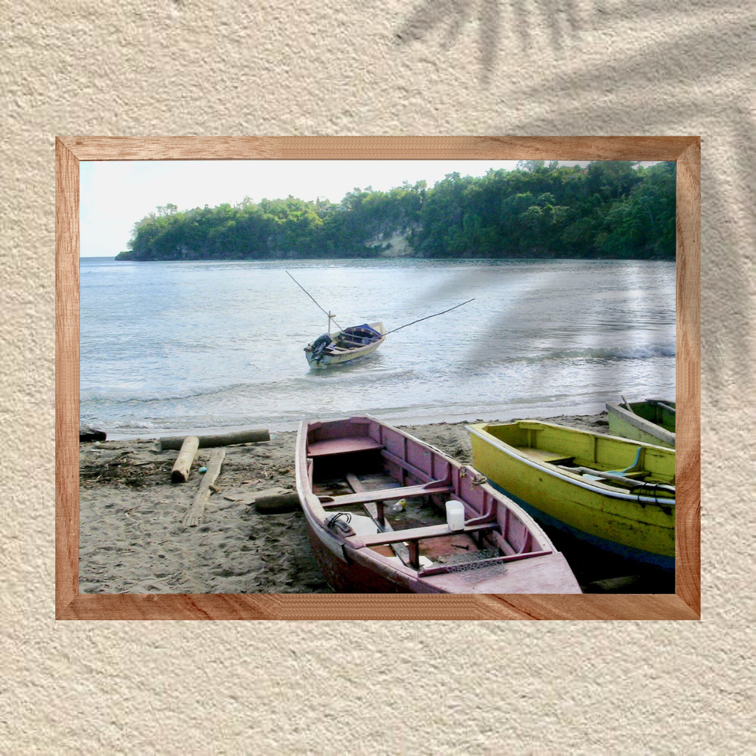 Sunday Morning Serenity - Jamaica Fishing Beach